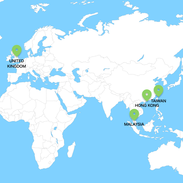 Play More Limited Office Locations Map