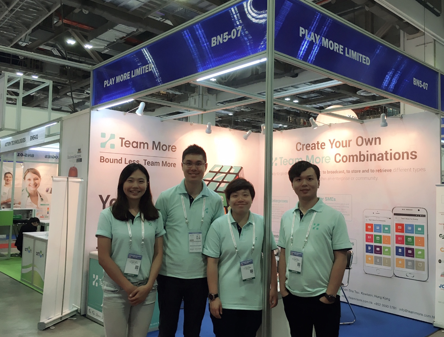 Team More exhibits at the CommunicAsia Singapore - Play More Limited News